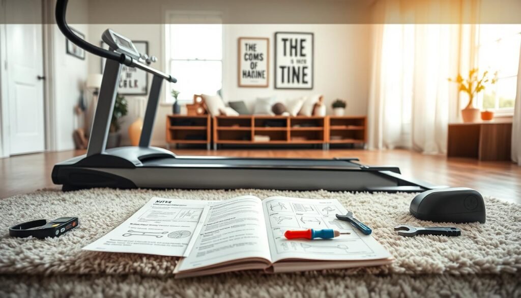 DIY home treadmill setup