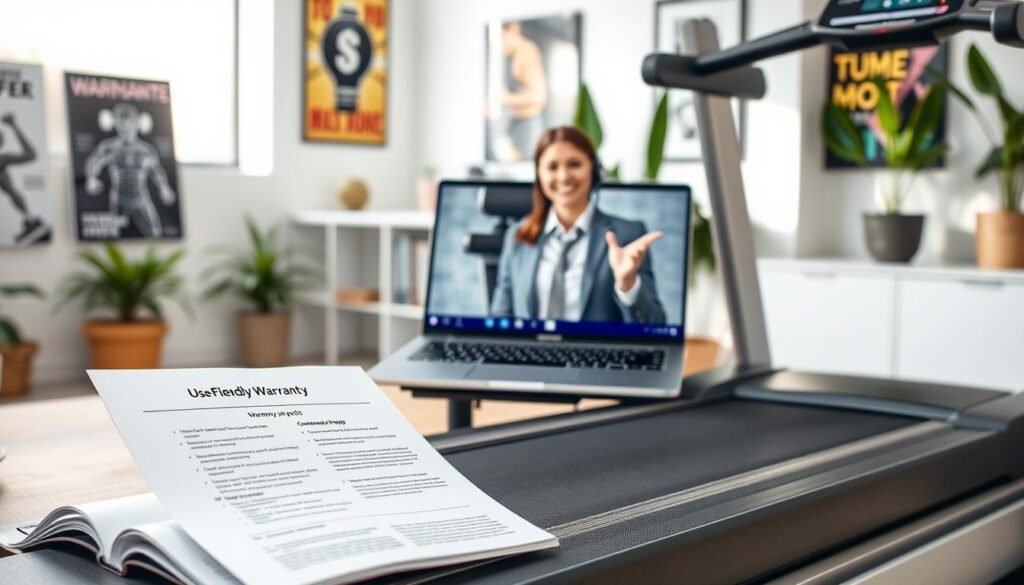 treadmill warranty and support